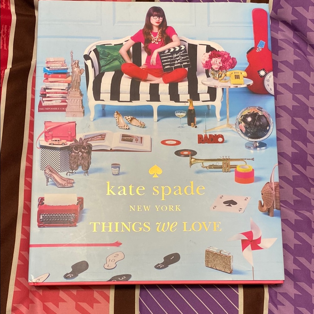 Kate Spade 'Things We Love' Book with Vibrant Cover